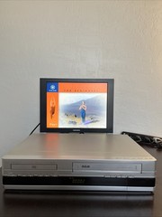 RCA DRC6100N DVD VCR Combo Player VHS Tape Cassette Recorder DVD Tested Working