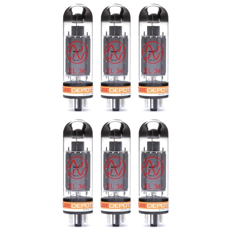 Sextet of JJ EL34 Power Vacuum Tube