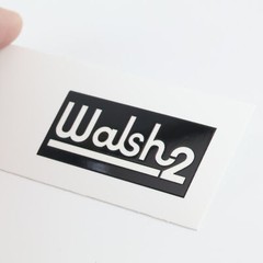 OHM Walsh 2 Speakers logo badge Sticker Decal waterproof 52mm(2.04″)X23mm(0.90″)