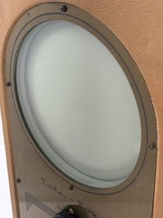 Vintage 1948 Tele-Tone TV-208 Portable Tube TV Porthole 7” Television Wood READ
