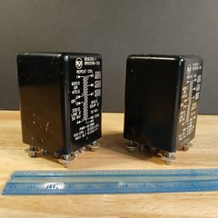 Matching Pair 1950’s RCA 8516392-1 Audio Input Transformers Brass Hardware 1.5″