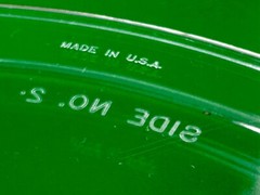 7-inch Take-up Reel 7″ x 1/4″ ~ 4″ Hub ~ Empty Clear Plastic ~ No Tape ~ NOS