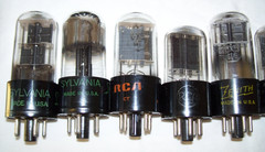 Lot of (20) 6X5GT tubes,radio,amp,full-wave rectifier,6X5,1274,RCA,GE,Sylvania,+