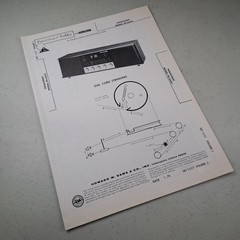 PANASONIC RE-8345 Manual 1976 Photofact Clock Radio