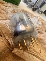 6907 Amperex NOS Double Tetrode UHF Transmitter Tube Hamm Radio Museum Quality