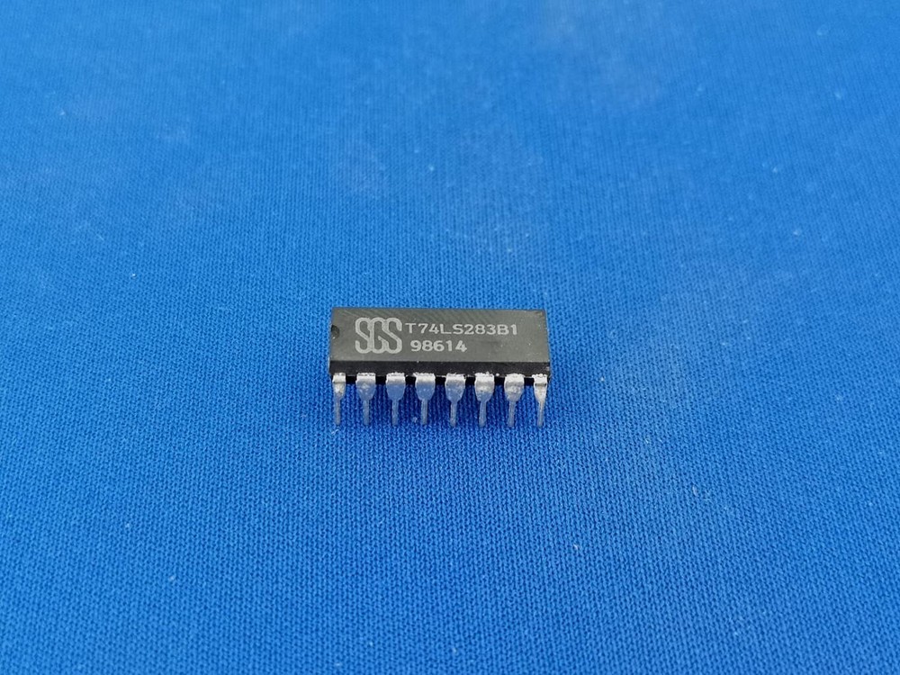 2 x Genuine T74LS283B1 SGS Thomson 4 BIT BINARY FULL ADDERS WITH FAST 74LS283 IC