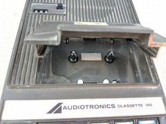 Audiotronics Cassette Recorder 146 Portable Vintage Electronics Retro