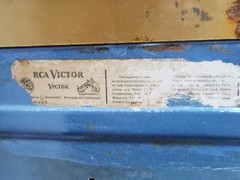 1957 RCA VICTOR DELUXE 14″ PD-8054 Retro Atomic Portable TV • Prop Parts Repair