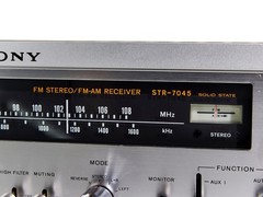 SONY Model STR-7045 WORKING AM/FM Stereo Receiver Vintage SILVER FACE 70’s