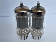 2x 12AU7 SQ ( ECC82 / E82CC / 12AU7WA ) tubes PHILIPS K63 – D foil – NOS – 1958