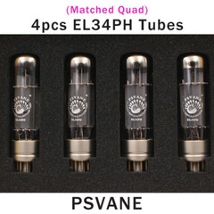 up-market EL34 Matched Quad PSVANE EL34PH Vacuum Tubes upgrade 6CA7 EL34B 6P3P