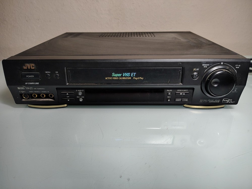 JVC HR-S4600U Super VHS VCR Hi-fi 4-Head Editing Plus Recording S Video TESTED