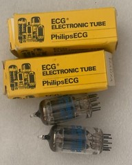 PHILLIPS ECG 6680 (12AU7A) Preamp Vacuum Tubes