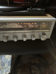 Vintage 1980’s MacDonald AM/FM Radio, 8 Track, and Turntable Stereo System M270.