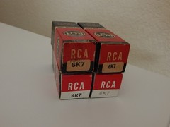 RCA 6K7 Vacuum Tube New Old Stock Set of 4