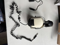 Vintage Sansui SS-20 headphones Including Dual Output 6 Foot Extension Cord.