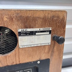Akai X-1800SD Super Deluxe Reel-to-Reel/8-Track Player AS-IS For Parts