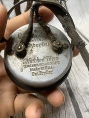 Vintage Brandes Inc Superior Headphones New York USA Untested Early Radio Era