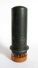 1950s Sylvania 6L6 metal Power Amp Tube – Hickok 539B tests @ 5700, min:3300