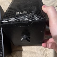 KLH 403 Bookshelf / Wall mount Stereo Speakers Linear Dynamics Black