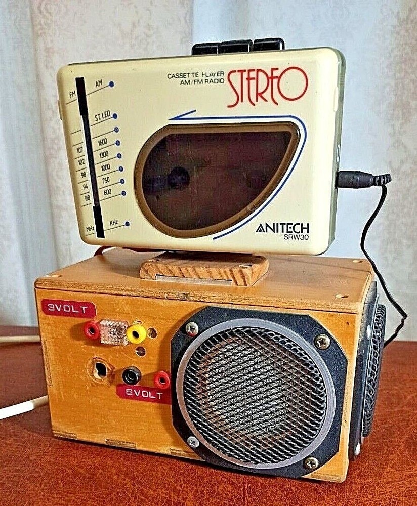 Vintage homemade audio player. Works perfect. from the Czech Republic