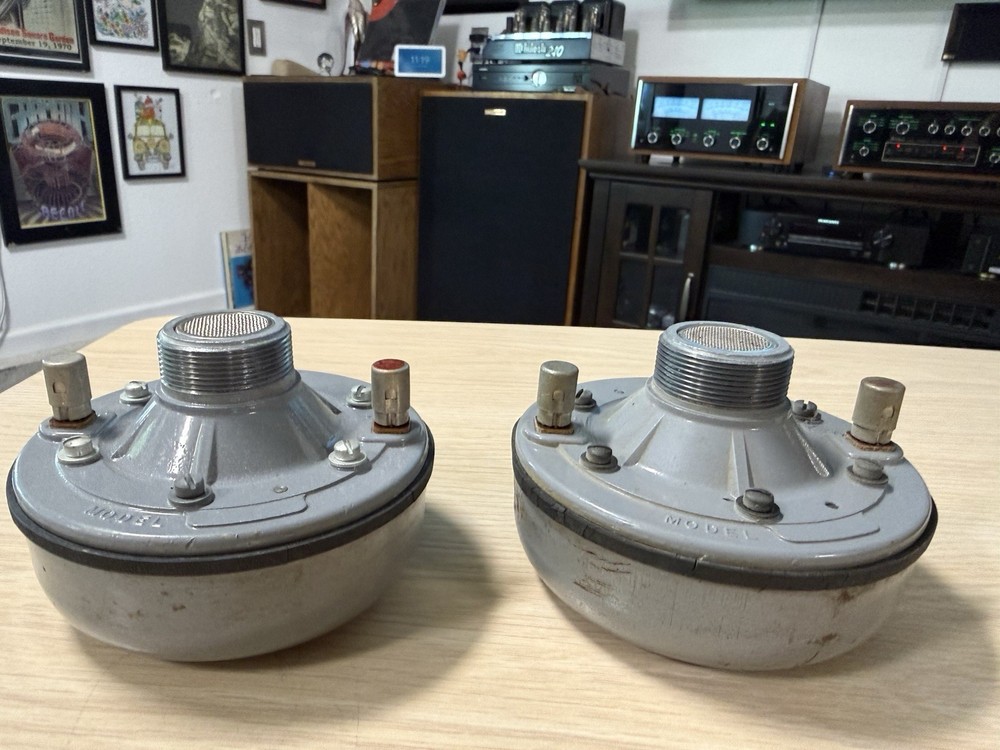 Vintage Pair of Klipsch K55V Midrange Drivers