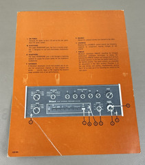 Mcintosh C32 If You’re In A Hurry Setup Instructions D-1500