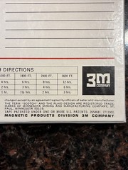 Scotch 190 Reel To Reel 1800 ft ~ Magnetic Tape SEALED 3M 1/4” Extra Length *New