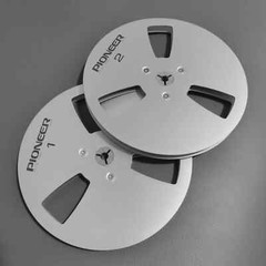 New One Pair Pioneer PR-100 178mm 7” Silver tape reel For RT-707 909 PR 85