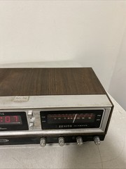1970 Zenith Clock Radio Circle of Sound 472W AM/FM Solid State READ