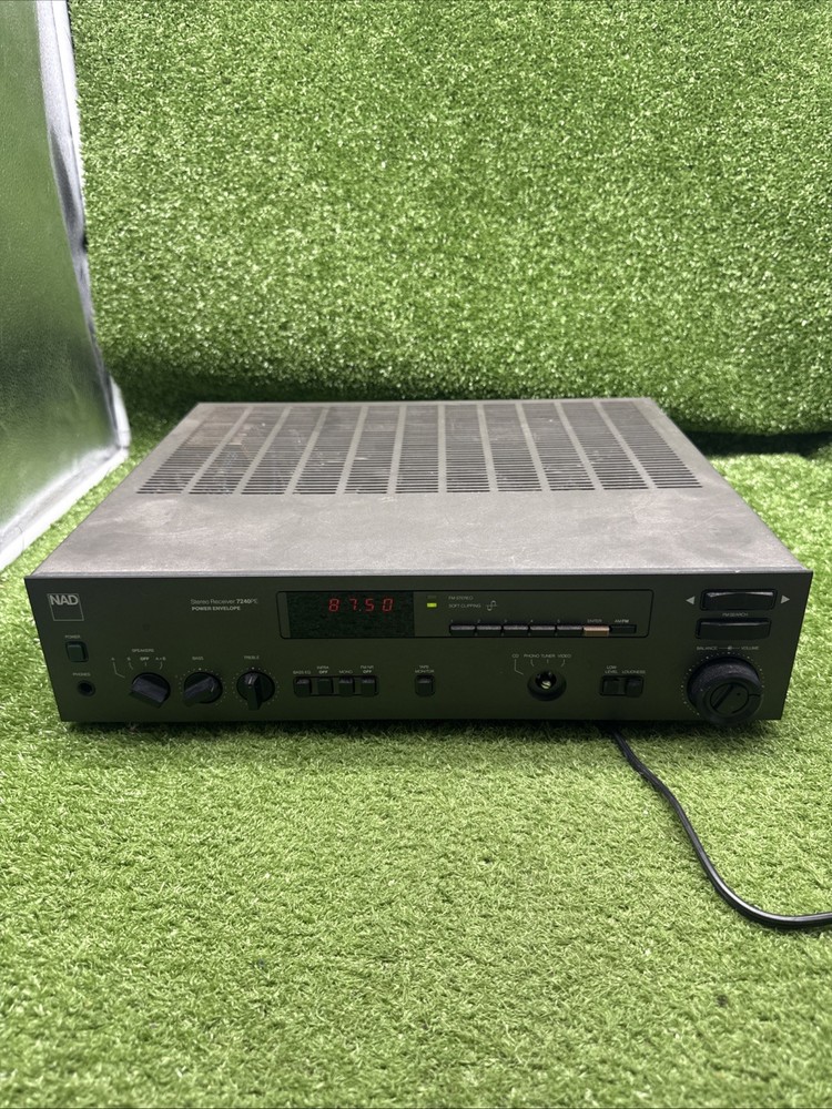 NAD Electronics 7240PE Power Envelope AM/FM Stereo Receiver Missing Knob. S5