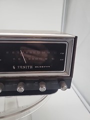 Vintage Zenith Clock Radio Alarm Circle of Sound K472W AM/FM LED Digital WORKING
