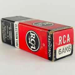 (1) Tested RCA 6AK6 Tube and Box Date Code NHK Power Amplifier Pentode Tube (c)