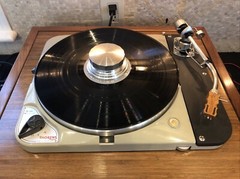 Thorens TD 124 Turntable SME 9″ Tonearm 78/45/33 rpm Custom Platter Wood Plinth