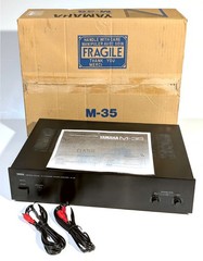 🔥【PRO SERVICED】MINTY in BOX Yamaha M-35 2/4-Ch 80W Power Amp!💥GUARANTY