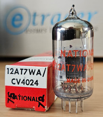 NATIONAL  SHUGUANG 12AT7 VINTAGE AUDIO TUBE NOS NIB (1980’s) *eTracer* #12A40