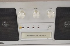 Electro Brand 8-Track Player Model No. 6493 Wooden Case ONE SPEAKER NO SOUND