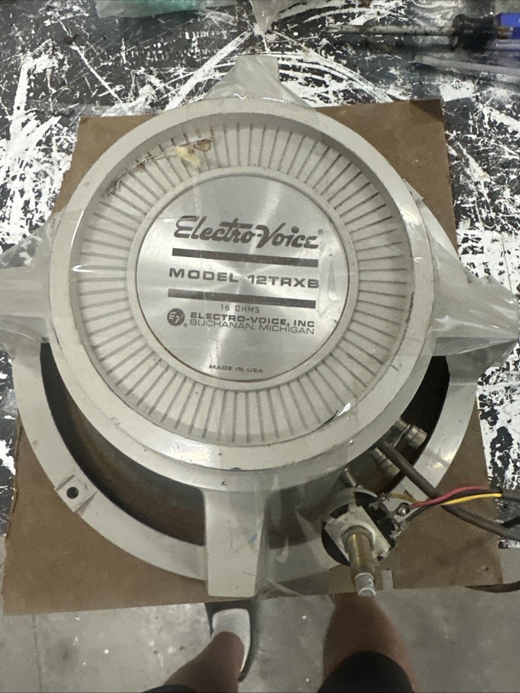 A Pair Of Electro-Voice 12TRXB 12″ 16 Ohm Coaxial Speaker