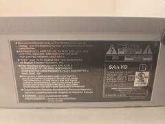 Sanyo DVW-7100 – No Remote Cinema Progressive VCR/DVD combo Tested and working
