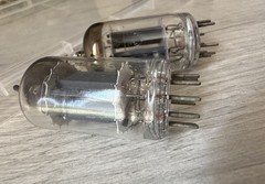 TUNGSOL NOS 12AX7 Long Plates D [] Getter Matched Pair 1952