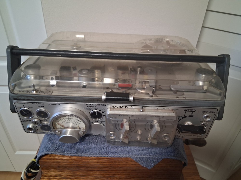 Nagra IV-SJ Fully Tested RUBI TAPE GUIDES TAPE COUNTER XLR connectors FREE SHIP