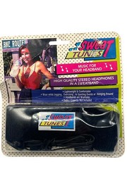 Vtg 80’s Novelty Sweat Tunes Terry Designer Stereo Music For Your Headband RARE