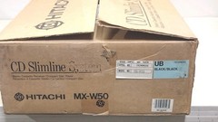 🏅ORIGINAL BOX MANUAL PACKING Hitachi MX-W50 stereo cassette receiver CD player