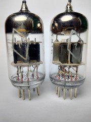 2 pcs NEW 6N1P-EV /6Н1П-ЕВ Voshod Tubes Same Date 04.1977 , Matched Pair