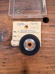 TEAC X-1000R X-10R X-7R 3440 5014751 Reel to Reel Pinch Roller *NOS Orig. Part*
