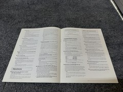 ⭐️Original Technics SL-1600mk2 / SL-1610mk2 User Instruction Manual & Receipt ⭐️