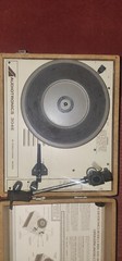Vintage 1970s Audiotronics 4-Speed Portable Record Player 🎧 304E Works