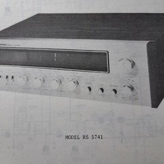 SYLVANIA Manual Stereo Receiver RS 5741 1976 Photofact Illustrated