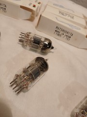 Sleeve of 6dj8 6922 Tubes Slovakia NOS lot of 5