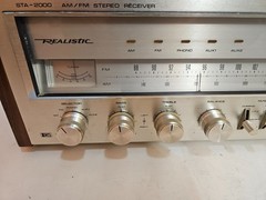 Realistic STA‑2000 AM/FM Stereo Monster Receiver – 75WPC – Tested Works Vintage